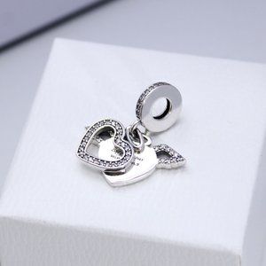 Pandora Angel of Love CZ Dangle Charm Sterling silver Moments Pendant